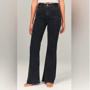 Abercrombie and Fitch Curve Love jeans Vintage Flare High Rise 28